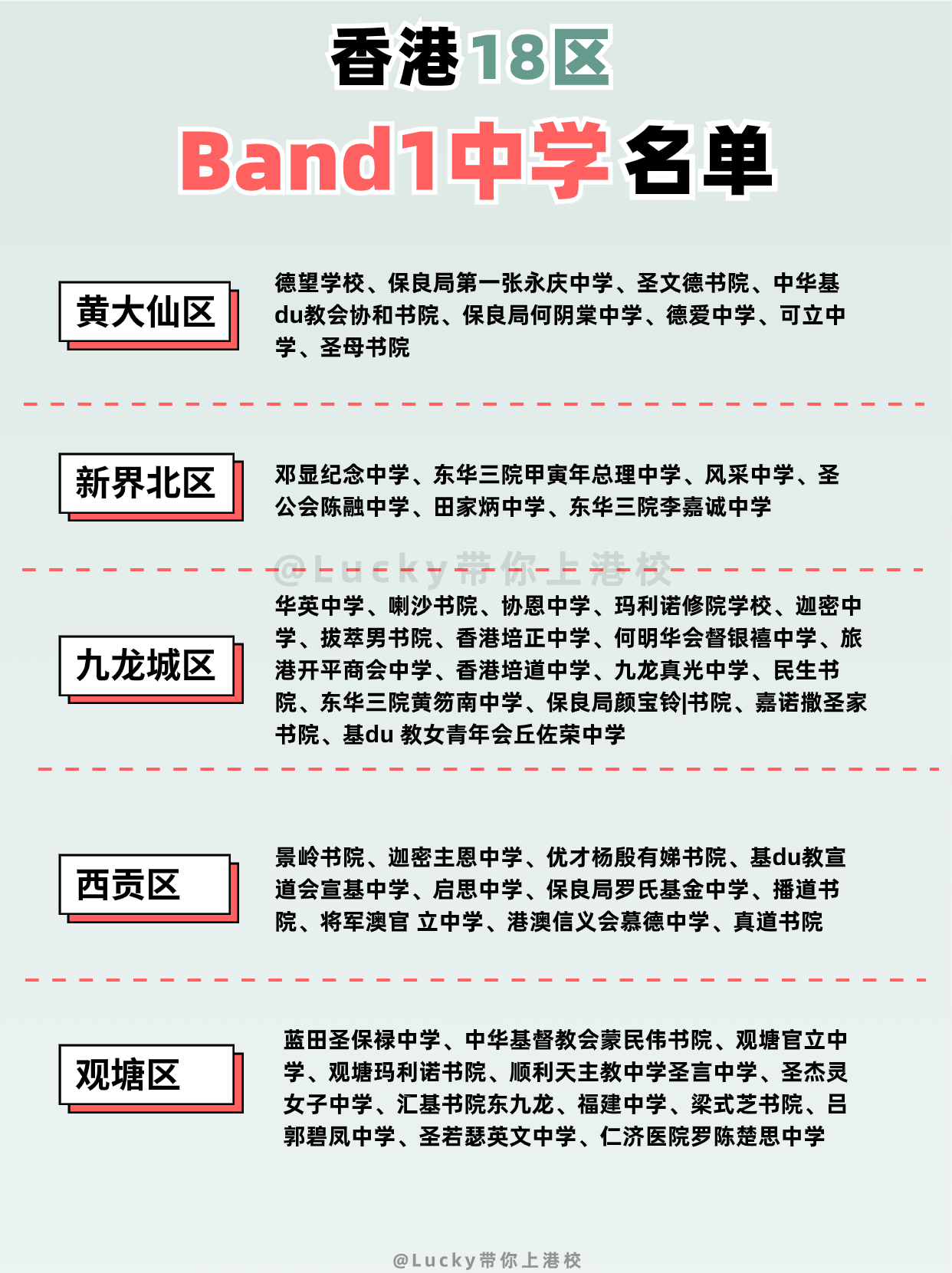 火速收藏 香港Band1直资学校大合集 火速收藏 香港Band1直资学校大合集