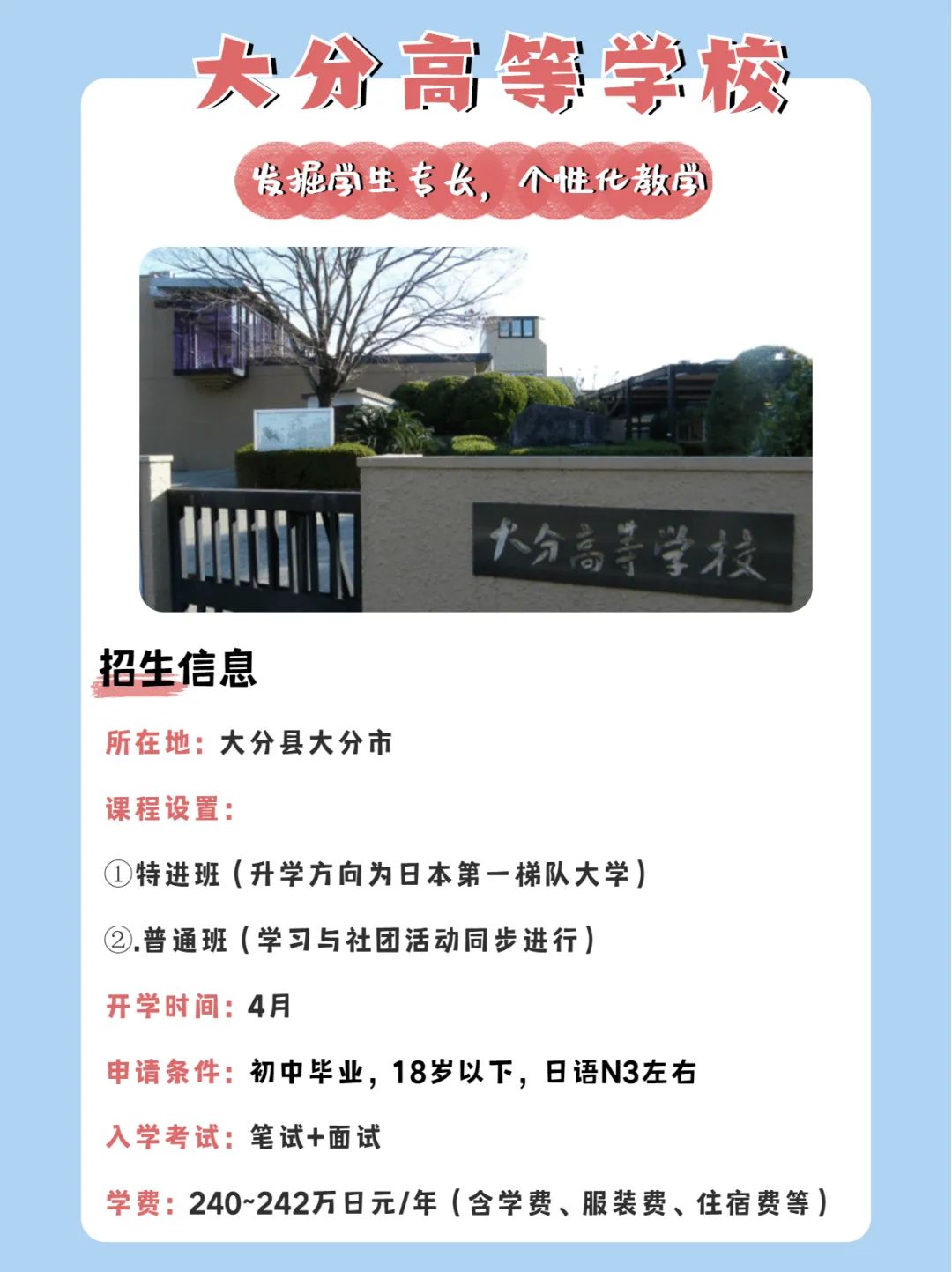 日本留学高中有哪些,日本高中留学的人气学校都给大家整理好了(图3)