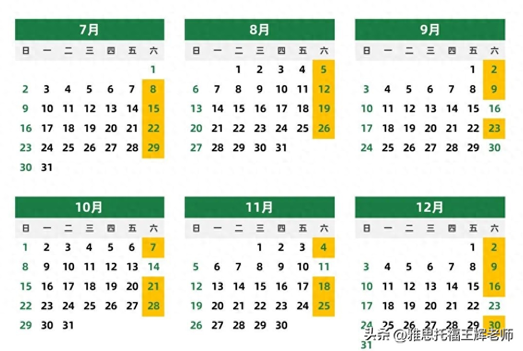 雅思考试时间一年几次,雅思考试的准备细节和攻略分享(图1)