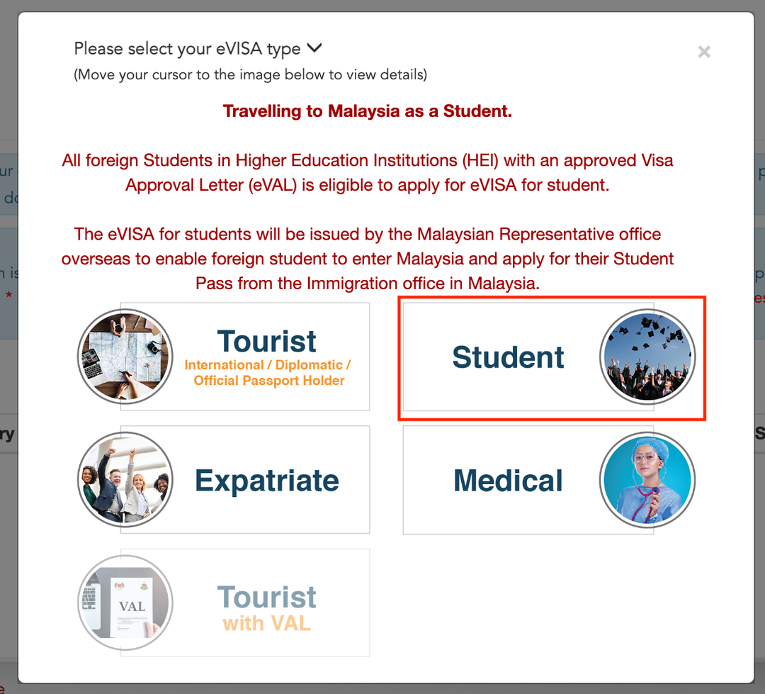 马来西亚留学签证怎么办理,24年学生电子签证Evisa申请攻略附超详细图文流程解读(图6)