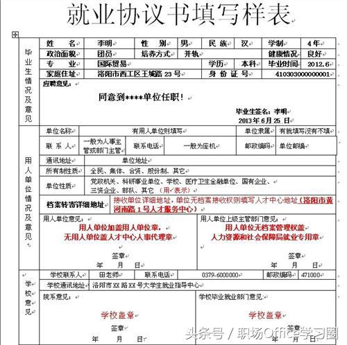 出国留学就业协议书怎么办,就业协议签订的注意事项一览(图2)