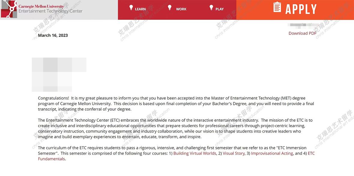 卡内基梅隆大学游戏硕士作品集该怎么准备,卡内基梅隆大学CMU游戏硕士成功录取经验分享(图1)