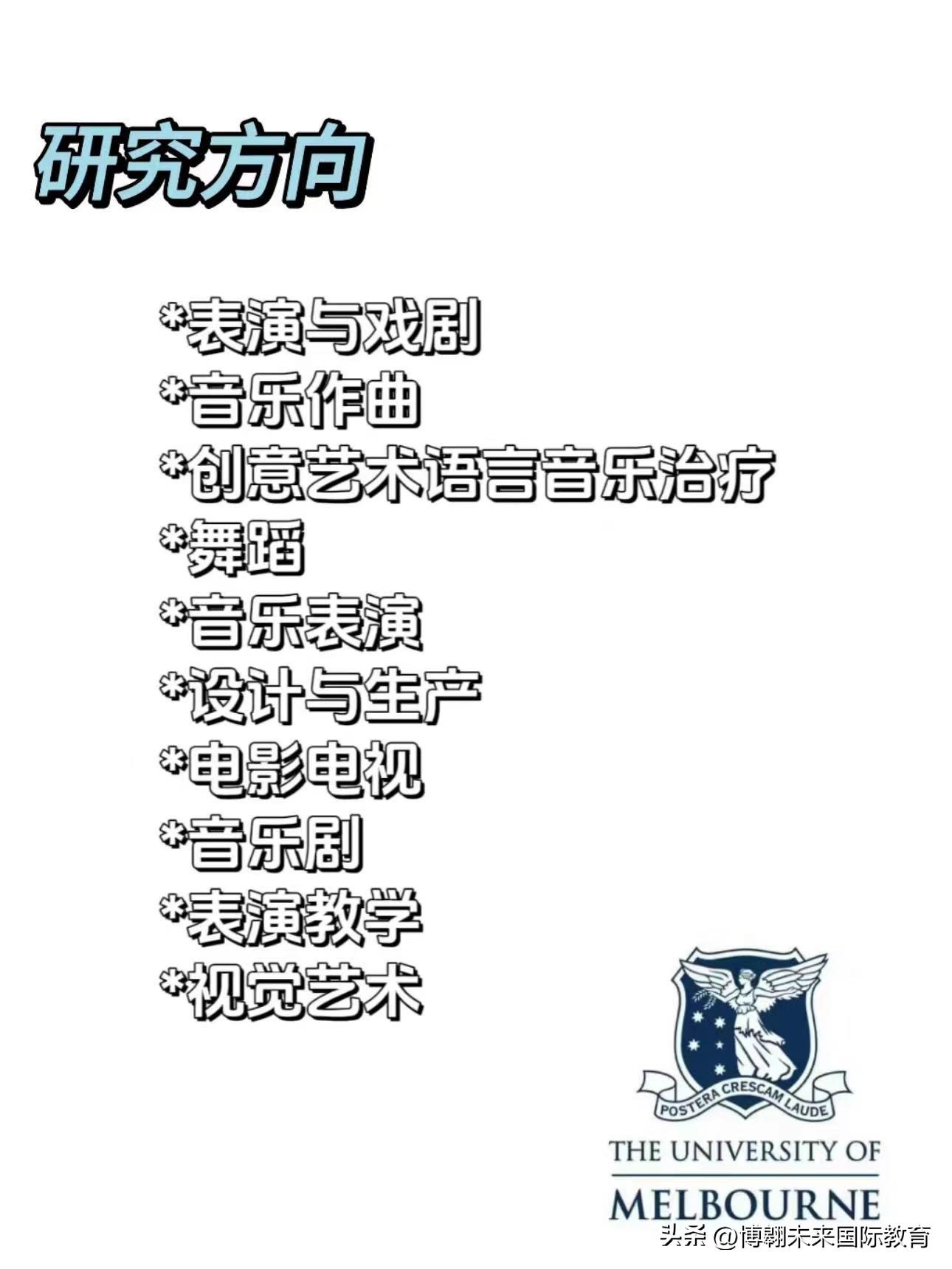 墨尔本大学艺术博士有哪些方向,10 大墨尔本大学的艺术研究方向一览(图2)