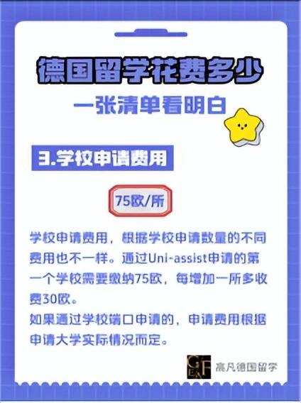 德国留学要多少钱,德国留学各项费用汇总分享(图3)