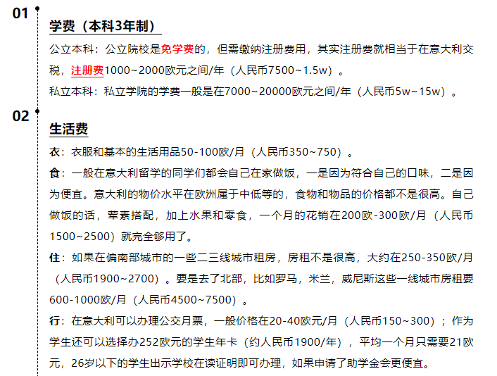 高考后去哪留学费用低,英美澳加意各国的留学费用大PK(图5)