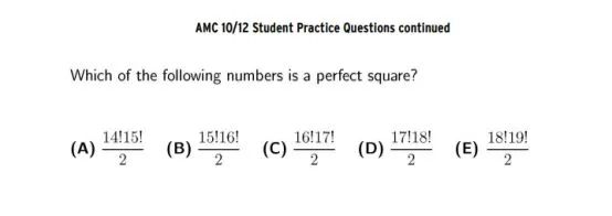 一篇文章让你读懂AMC数学竞赛 一篇文章让你读懂AMC数学竞赛