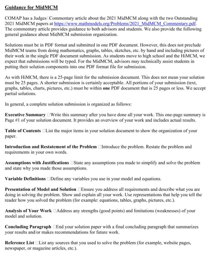 HiMCM/MidMCM美国初/高中数学建模竞赛2023新赛季开启,组队备赛进行中! HiMCM/MidMCM美国初/高中数学建模竞赛2023新赛季开启,组队备赛进行中!