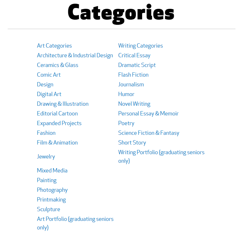 Scholastic文学与艺术竞赛 | 获奖难度更友好,知名度不输NYT! Scholastic文学与艺术竞赛 | 获奖难度更友好,知名度不输NYT!