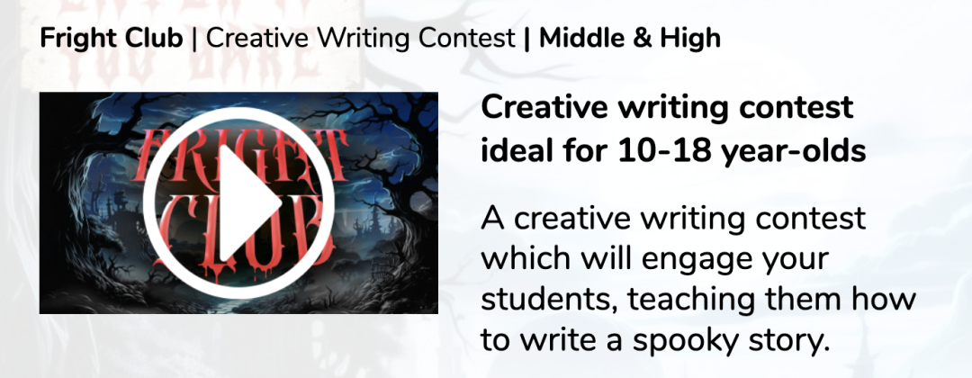 万圣节写作冒险!激发孩子无限想象力,YoungWriter写作竞赛报名开启啦! 万圣节写作冒险!激发孩子无限想象力,YoungWriter写作竞赛报名开启啦!