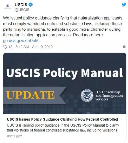 美国移民局发声：参与这个行业不可怕，不让你入籍才可怕