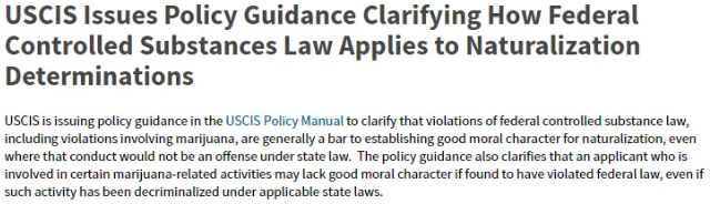 美国移民局发声：参与这个行业不可怕，不让你入籍才可怕