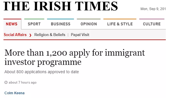 1569289712324889.png 爱尔兰移民持续火爆,中国申请人仍是最大占比!