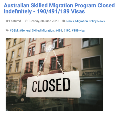 澳洲州担保暂停开放，申请人该何去何从？