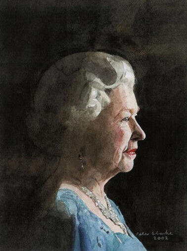 英国艺术家为女王绘制肖像 给女王画像是一种怎样的感受?