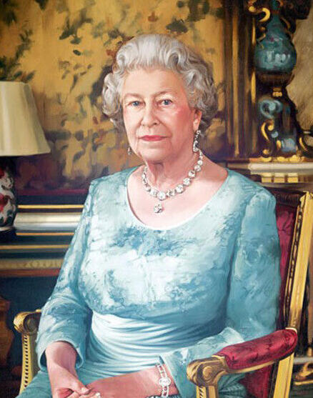 英国艺术家为女王绘制肖像 给女王画像是一种怎样的感受?