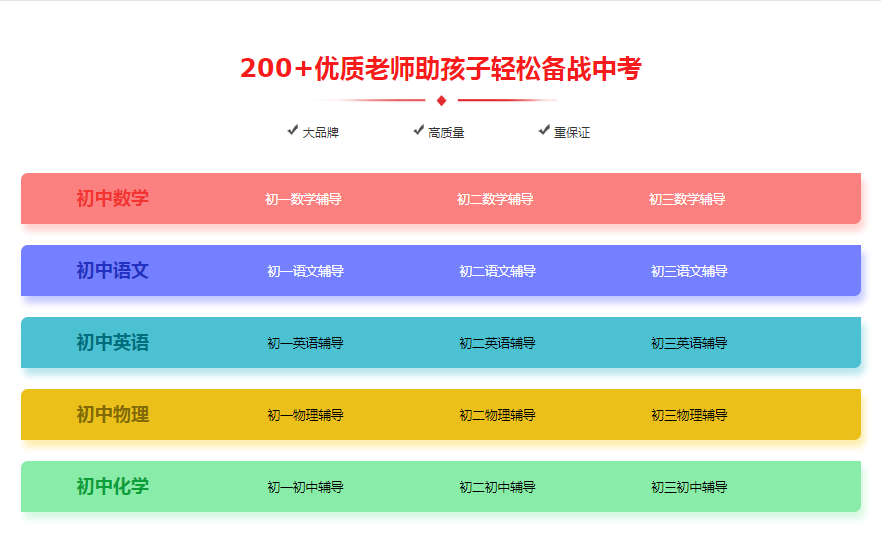 新东方教育中考辅导班